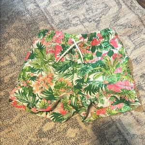 Janie and Jack Floral Swim Shorts